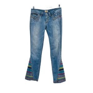 Antik Denim Jeans Embroidered